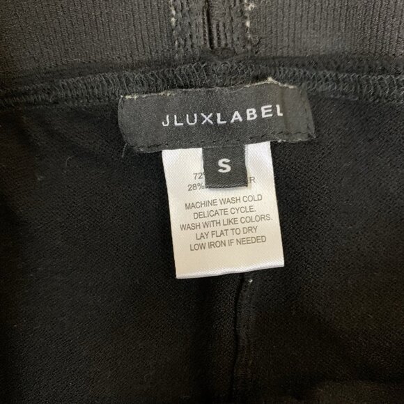 Jluxlabel Black Stirrup Leggings S Sleek Stretch Athleisure Dancewear Y2K - Picture 5 of 6